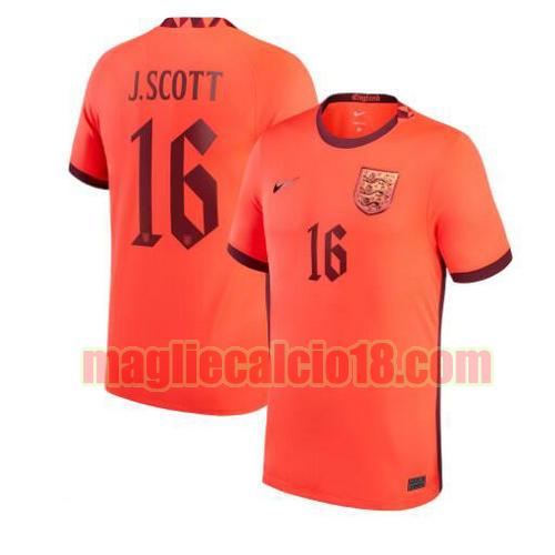 maglia inghilterra 2022-2023 seconda j.scott 16