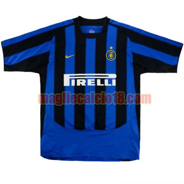 maglia inter 2003-2004 prima blu