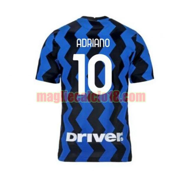 maglia inter milan 2020-2021 prima adriano 10