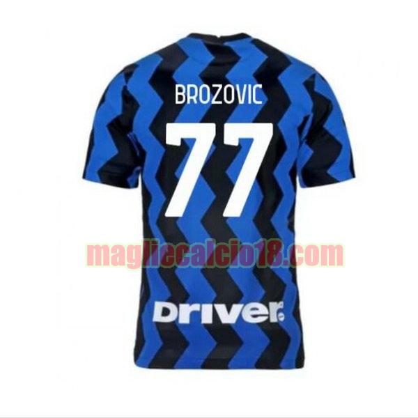 maglia inter milan 2020-2021 prima brozovic 77