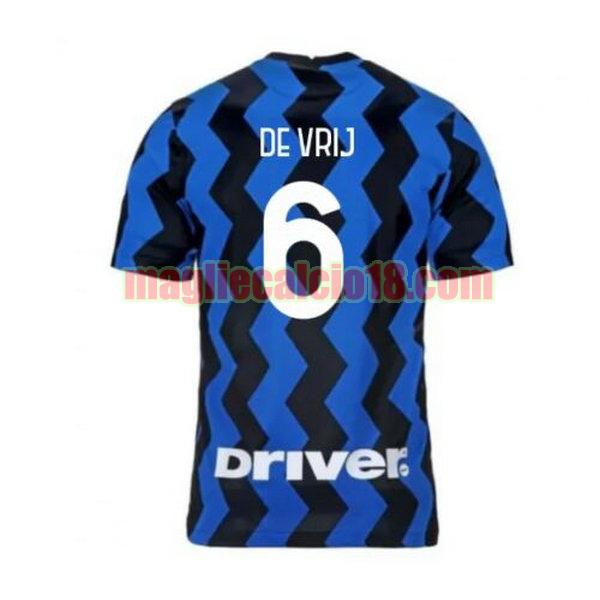 maglia inter milan 2020-2021 prima de vrij 6