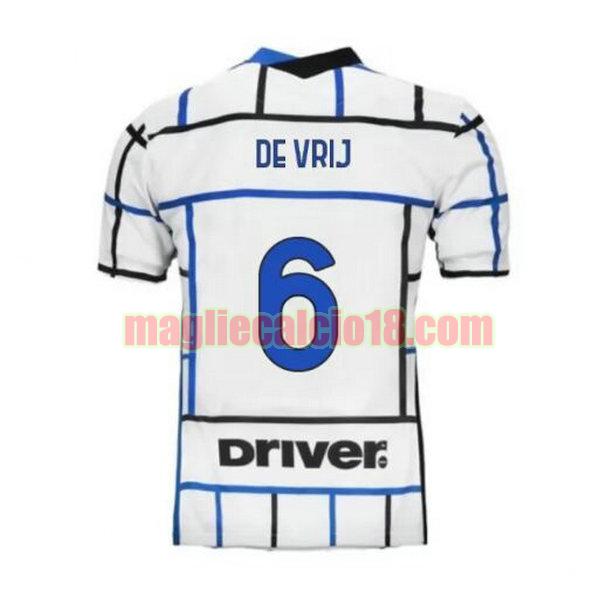 maglia inter milan 2020-2021 seconda de vrij 6