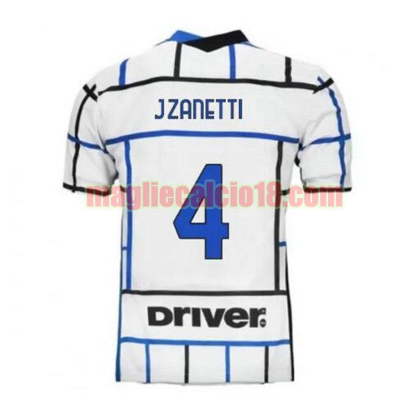 maglia inter milan 2020-2021 seconda j.zanetti 4