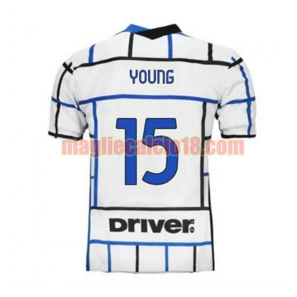 maglia inter milan 2020-2021 seconda young 15