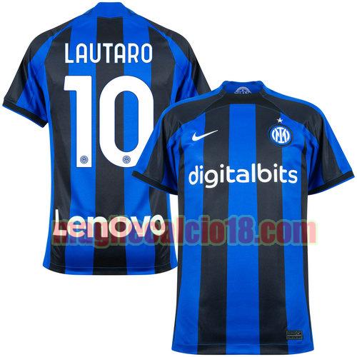 maglia inter milan 2022-2023 poco prezzolautaro 10 prima