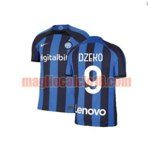 maglia inter milan 2022-2023 prima dzeko 9