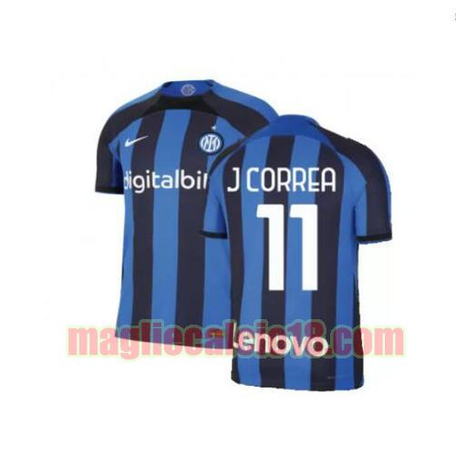 maglia inter milan 2022-2023 prima j correa 11