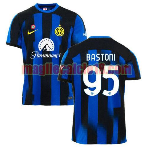 maglia inter milan 2023-2024 bastoni 95 prima