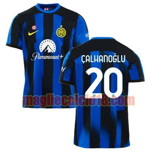 maglia inter milan 2023-2024 calhanoglu 20 prima