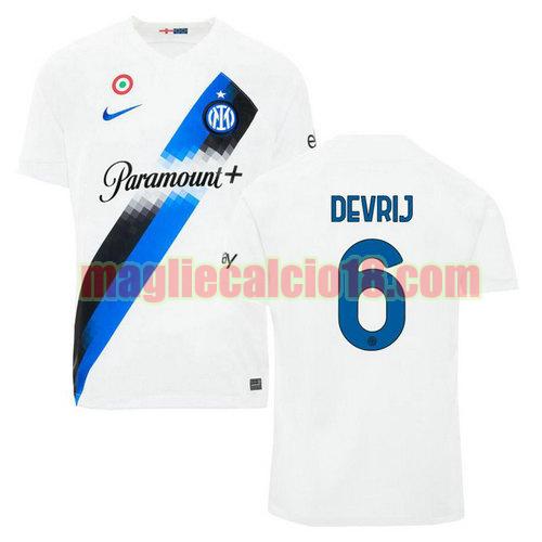 maglia inter milan 2023-2024 devrij 6 seconda