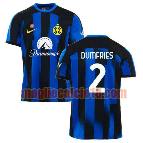 maglia inter milan 2023-2024 dumfries 2 prima