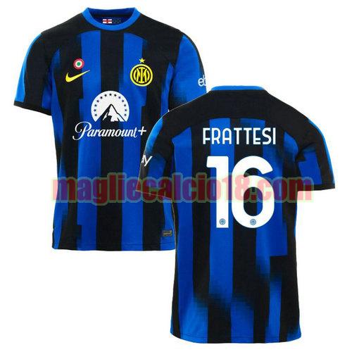 maglia inter milan 2023-2024 frattesi 16 prima