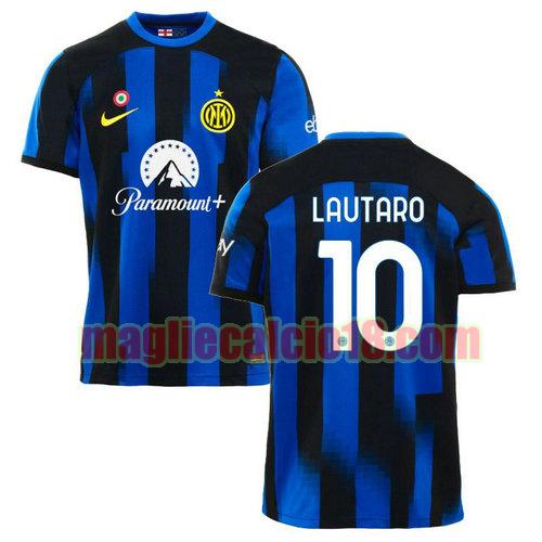 maglia inter milan 2023-2024 lautaro 10 prima