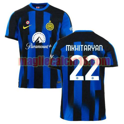 maglia inter milan 2023-2024 mkhitaryan 22 prima