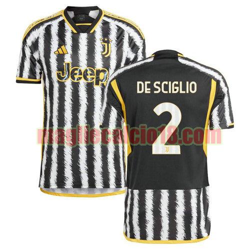 maglia juventus 2023-2024 de sciglio 2 prima