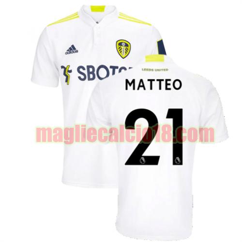 maglia leeds united 2021-2022 prima matteo 21