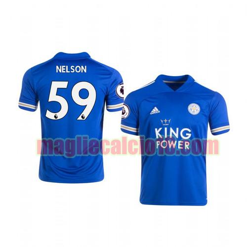 maglia leicester city 2020-2021 prima ben nelson 59