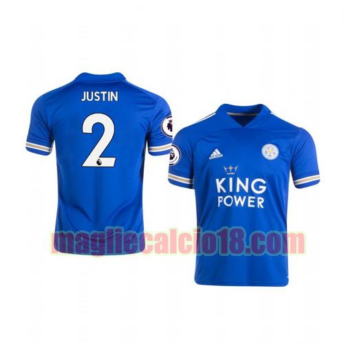 maglia leicester city 2020-2021 prima james justin 2