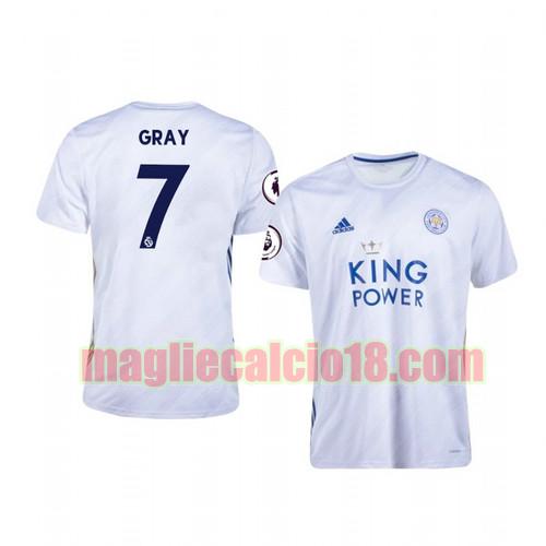 maglia leicester city 2020-2021 seconda demarai gray 7