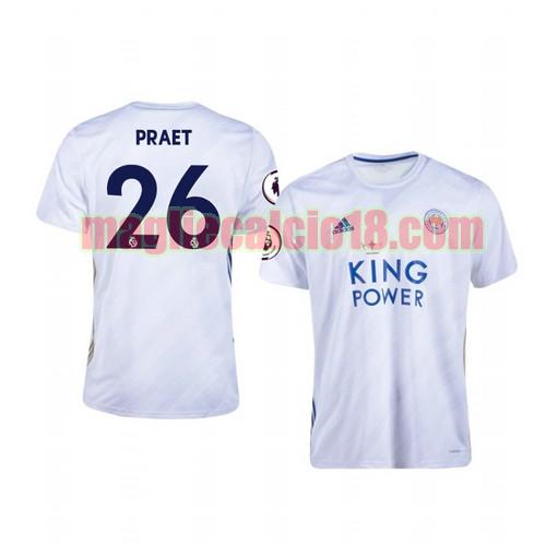 maglia leicester city 2020-2021 seconda dennis praet 26