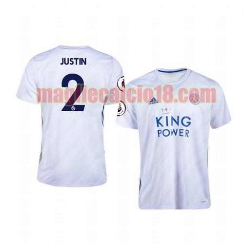 maglia leicester city 2020-2021 seconda james justin 2