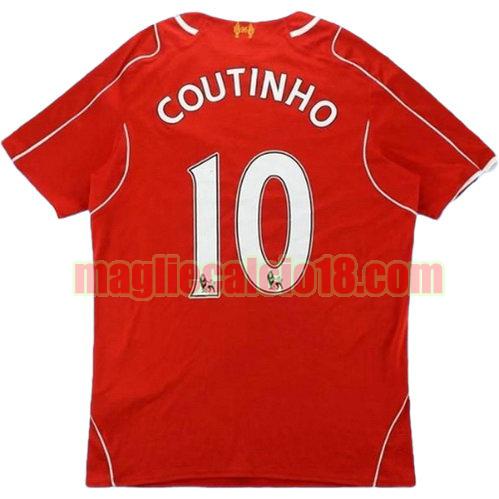 maglia liverpool 2014-2015 prima divisa coutinho 10