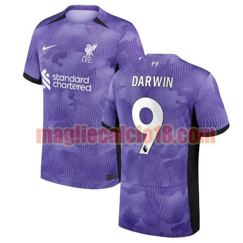 maglia liverpool 2023-2024 darwin 9 terza