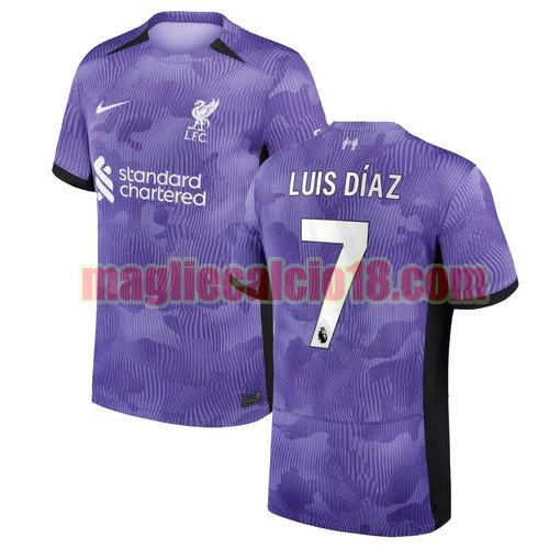 maglia liverpool 2023-2024 luis_diaz 7 terza