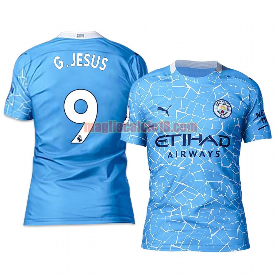 maglia manchester city 2020-2021 prima gabriel jesus 9