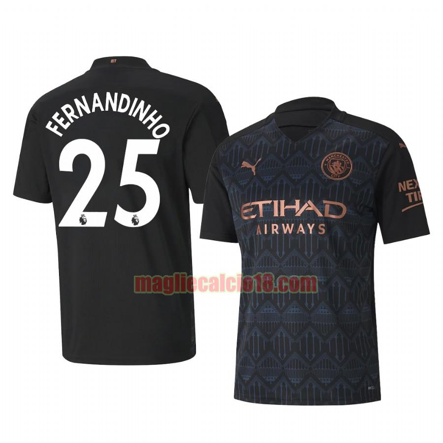 maglia manchester city 2020-2021 seconda fernandinho 25