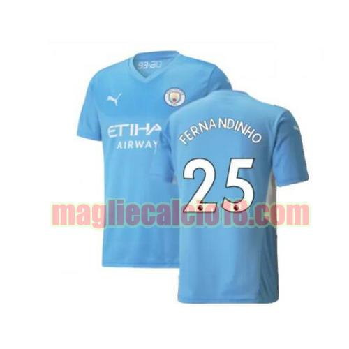 maglia manchester city 2021-2022 prima fernandinho 25