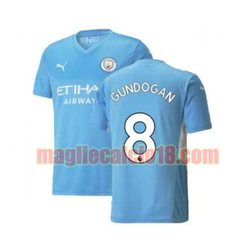 maglia manchester city 2021-2022 prima gundogan 8