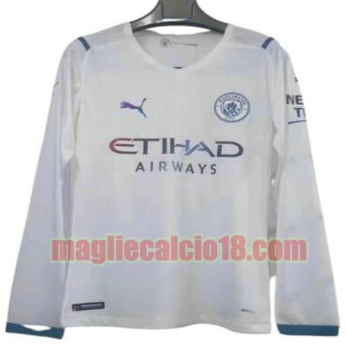 maglia manchester city 2021-2022 seconda maniche lunghe