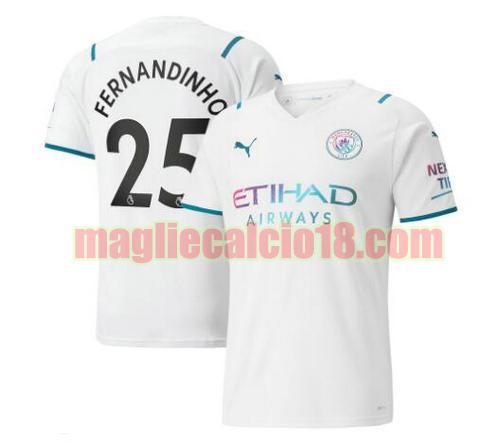 maglia manchester city 2021-2022 seconda fernandinho 25