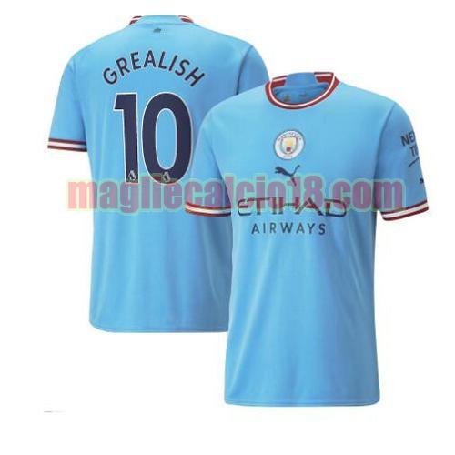 maglia manchester city 2022-2023 prima grealish 10