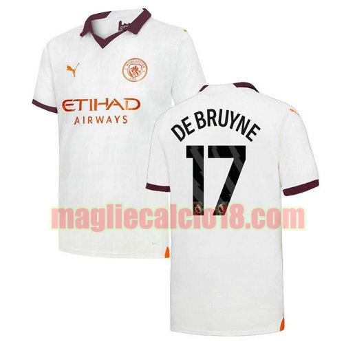 maglia manchester city 2023-2024 de bruyne 17 seconda