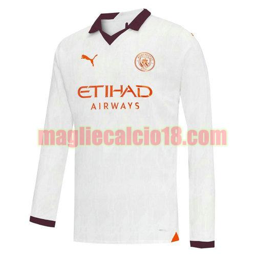 maglia manchester city 2023-2024 manica lunga seconda