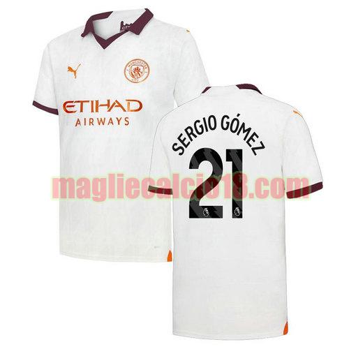 maglia manchester city 2023-2024 sergio gomez 21 seconda