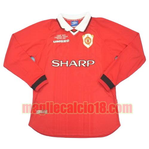 maglia manchester united 1999 prima divisa manica lunga