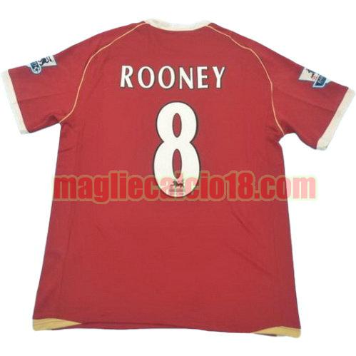 maglia manchester united 2005-2006 prima divisa rooney 8