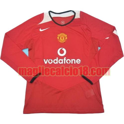 maglia manchester united 2006-2007 prima divisa manica lunga