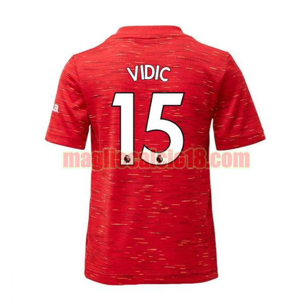 maglia manchester united 2020-2021 prima vidic 15