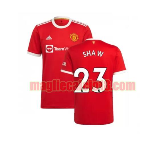 maglia manchester united 2021-2022 prima shaw 23