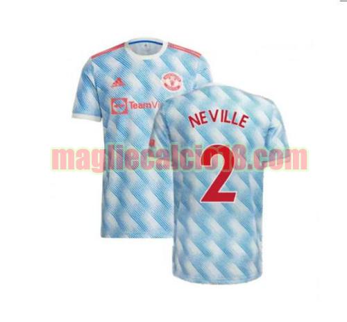 maglia manchester united 2021-2022 seconda neville 2