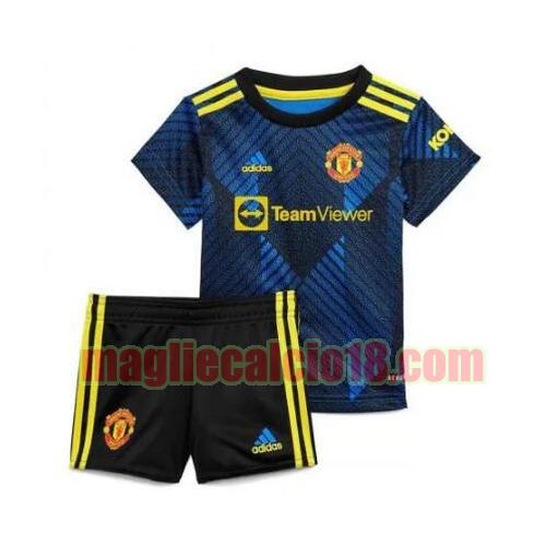 maglia manchester united 2021-2022 terza bambino