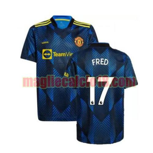 maglia manchester united 2021-2022 terza fred 17