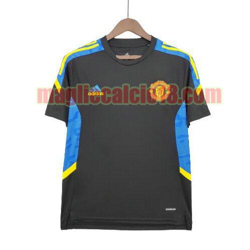 maglia manchester united 2021-2022 tuta nero