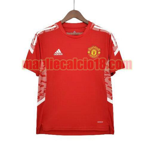 maglia manchester united 2021-2022 tuta rosso