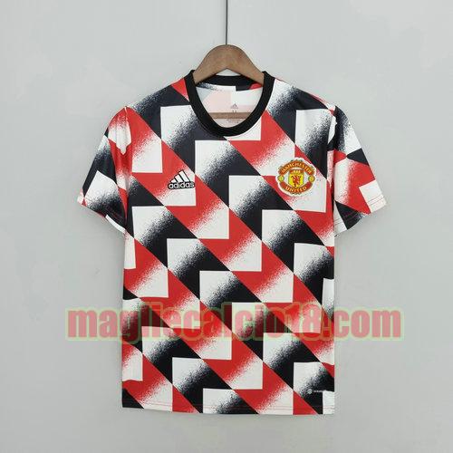 maglia manchester united 2022-2023 formazione rosso bianco nero