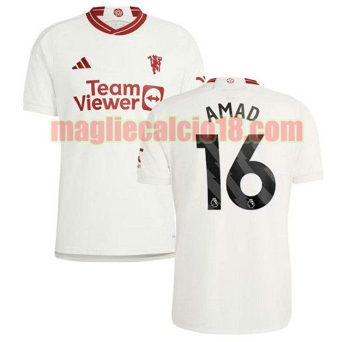 maglia manchester united 2023-2024 amad 16 terza